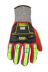 Ringers Gloves 06811 Fully Dipped Nitrile Impact Gloves With Ribbed Cuff - X-Large - MPR Tools & Equipment