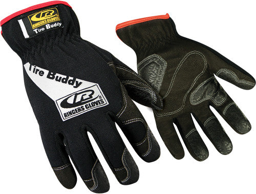 Ringers Gloves 103-08 Tire Buddy Padded Palm Automotive Glove W/ Slip-On Cuff, Size 8 (Small) - MPR Tools & Equipment