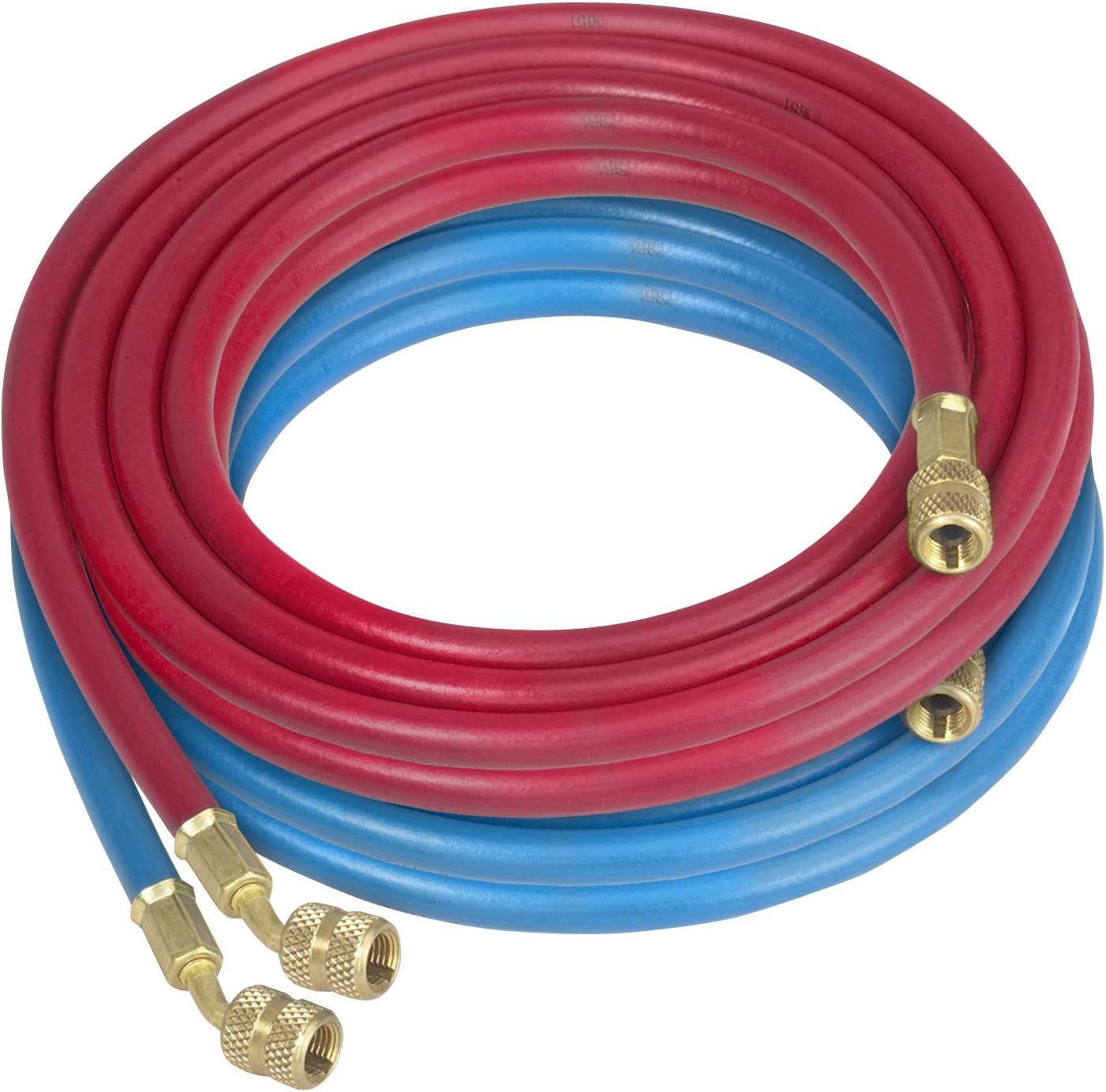 Robinair 68020 20' Red/Blue Enviro-Guard Hose Set - MPR Tools & Equipment