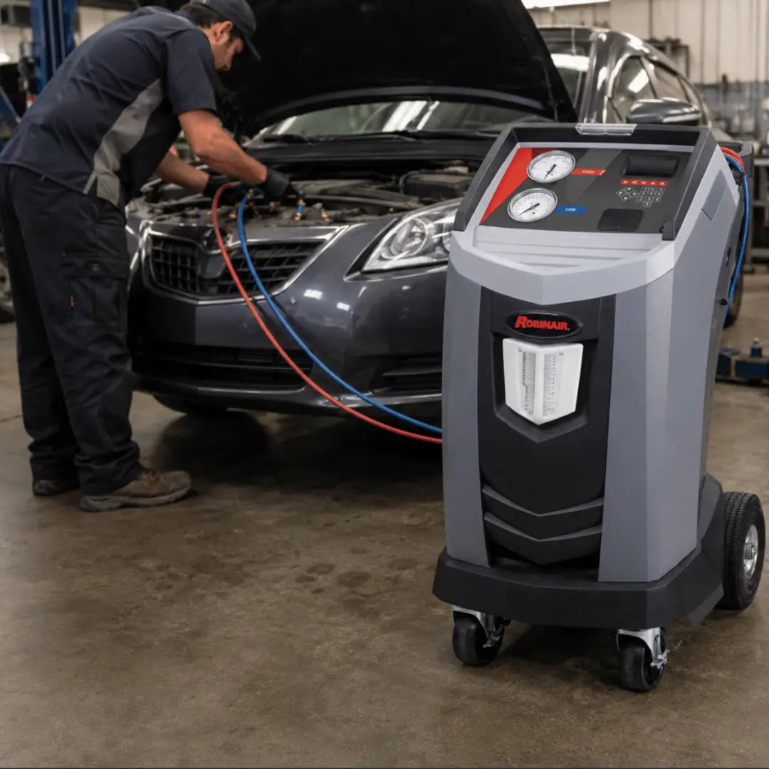 Robinair 34788NI Premier R-134A Refrigerant Recovery, Recycling and Recharging Machine, Gray
