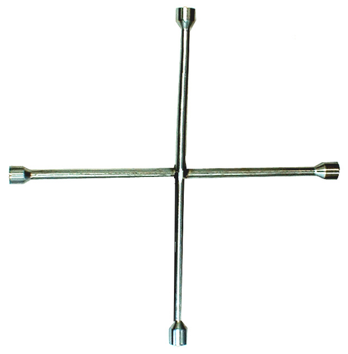 Rodac RD35635 14" Chrome Cross Lug Wrench - MPR Tools & Equipment