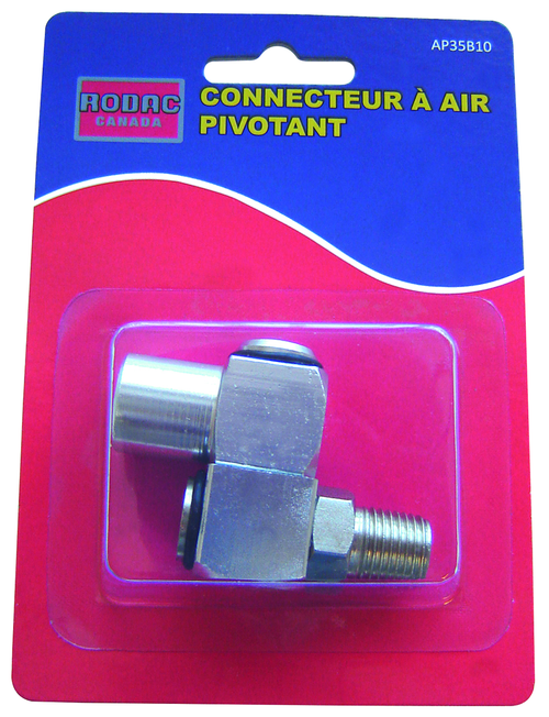 Rodac RDAP3SB10 1/4" Npt Swivel Air Connector - MPR Tools & Equipment