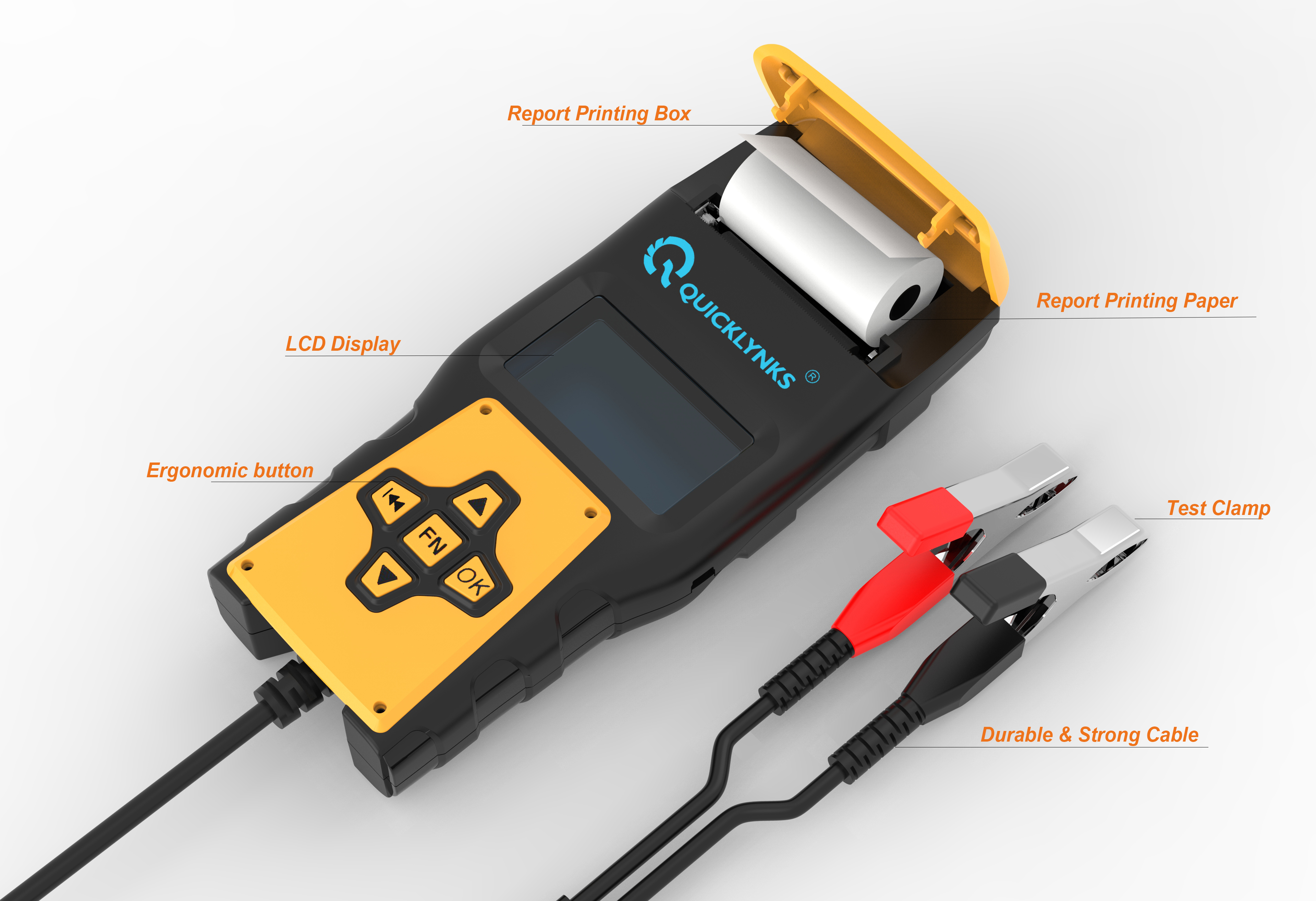 Rodac RDBA1000 12V Battery Analyser With Printer - MPR Tools & Equipment