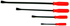 Rodac RDBF645 Rodac Large Handle Pry Bar Set (4-Pieces) - MPR Tools & Equipment