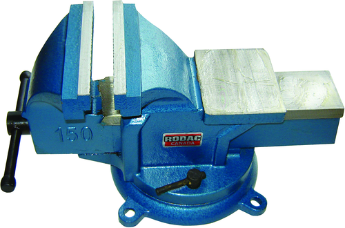 Rodac RDBV4S Bench Vise W/Swivel Base 4" - MPR Tools & Equipment