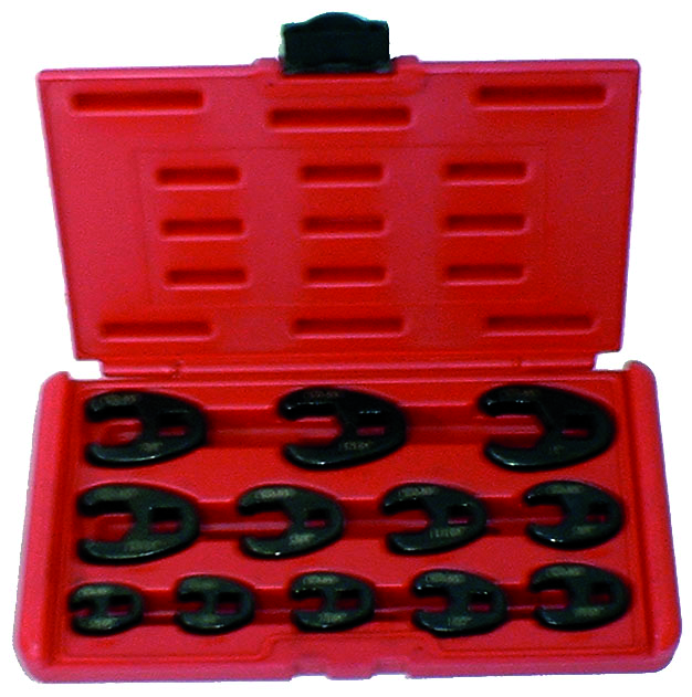 Rodac RDCF12 Kit Crowfoot 12Pcs Sae 5/16-1" - MPR Tools & Equipment