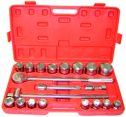 Rodac RDDR821 21 Pc Hand Socket Set 3/4" Dr. - MPR Tools & Equipment