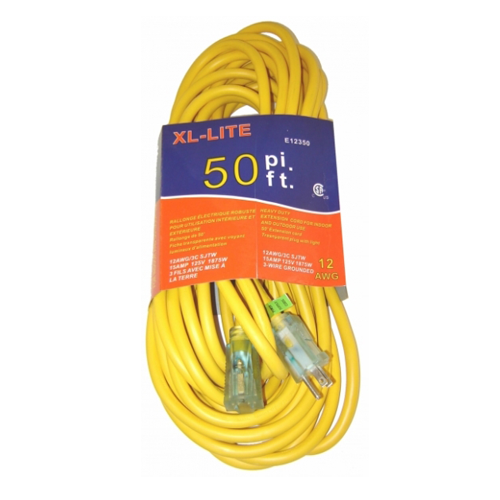 Rodac RDE12350 Extension Cord 12 Gauge X 50' - MPR Tools & Equipment