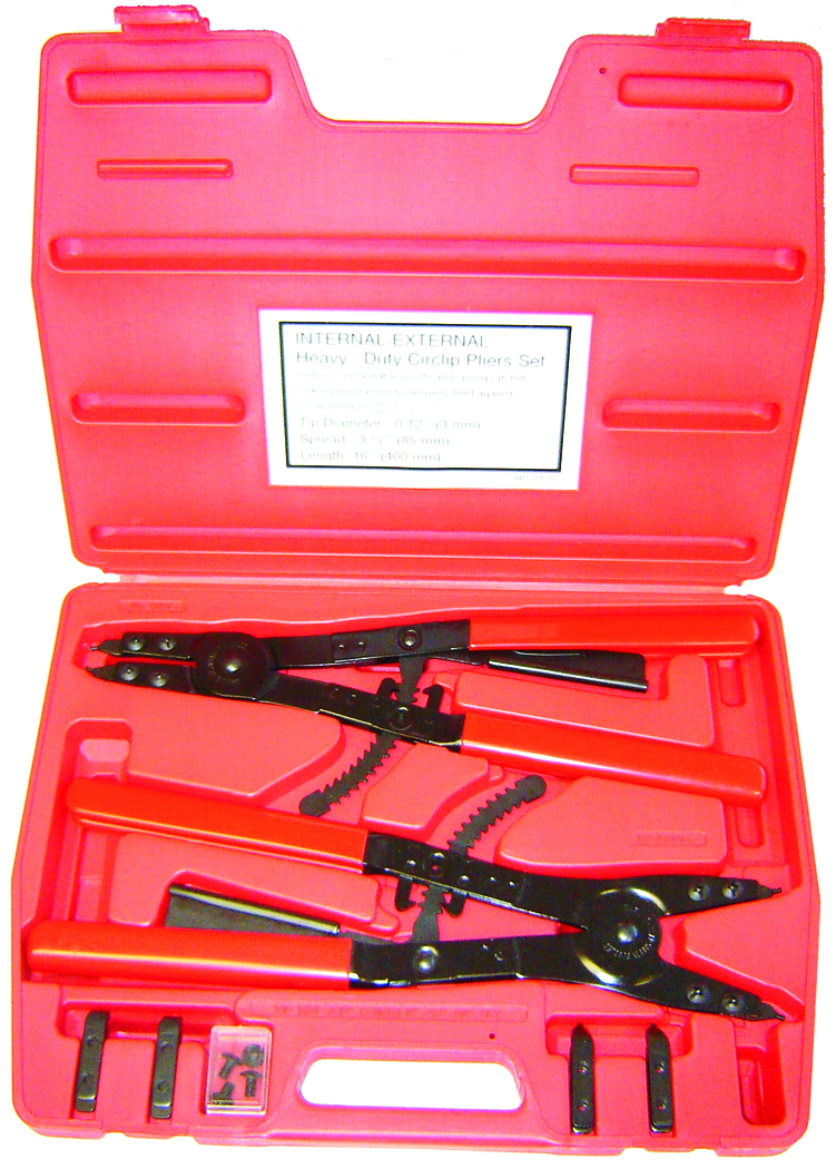 Rodac RDHC2125HD Snap Ring Pliers Kit 2Pcs - MPR Tools & Equipment