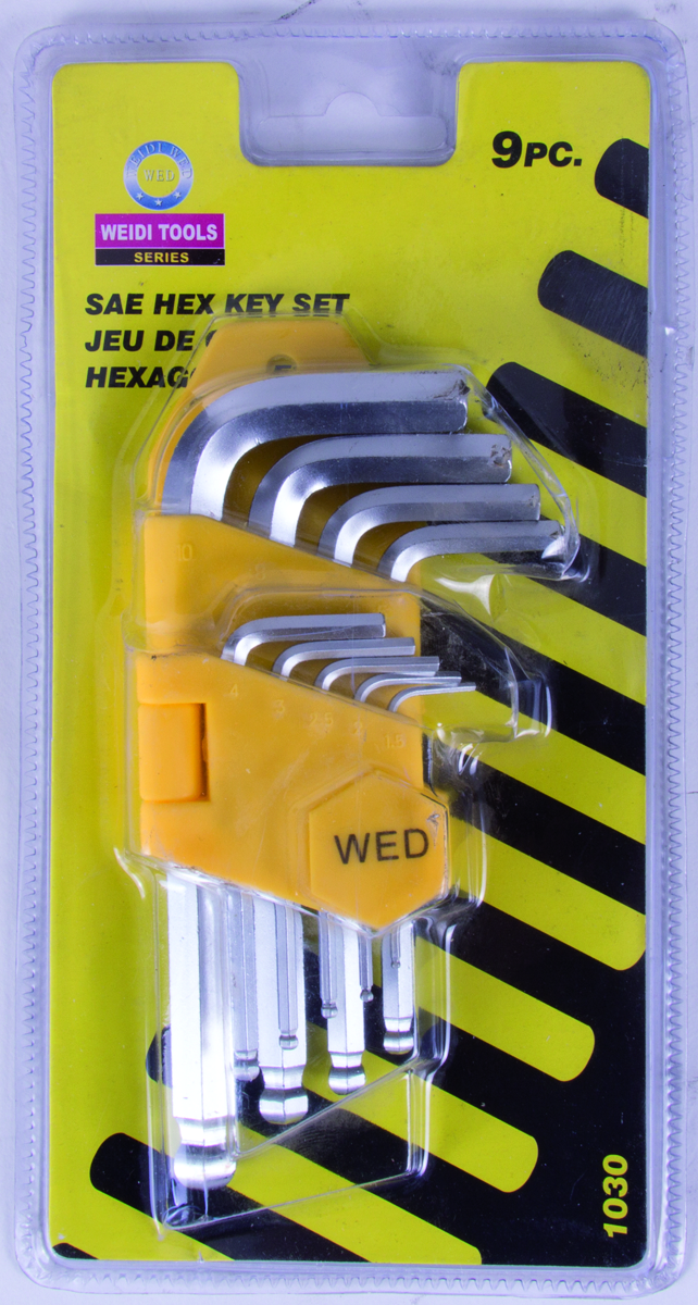 Rodac RDHEX9 9 Pces Hex. Keys - MPR Tools & Equipment