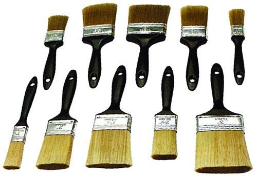 Rodac RDPB10 10Pces Polyester Paint Brushes - MPR Tools & Equipment