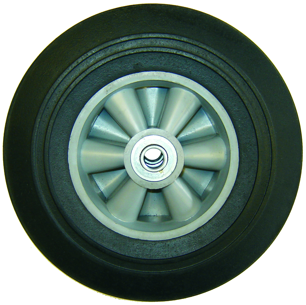 Rodac RDRW10G Rubber Wheel 10" Capacity 330Lb - MPR Tools & Equipment