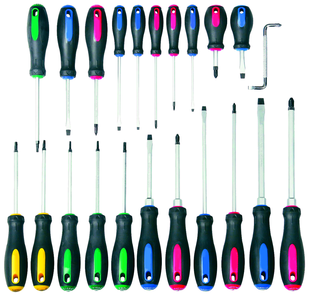 Rodac RDTV220 22Pc Screwdriver Set W/Double- - MPR Tools & Equipment