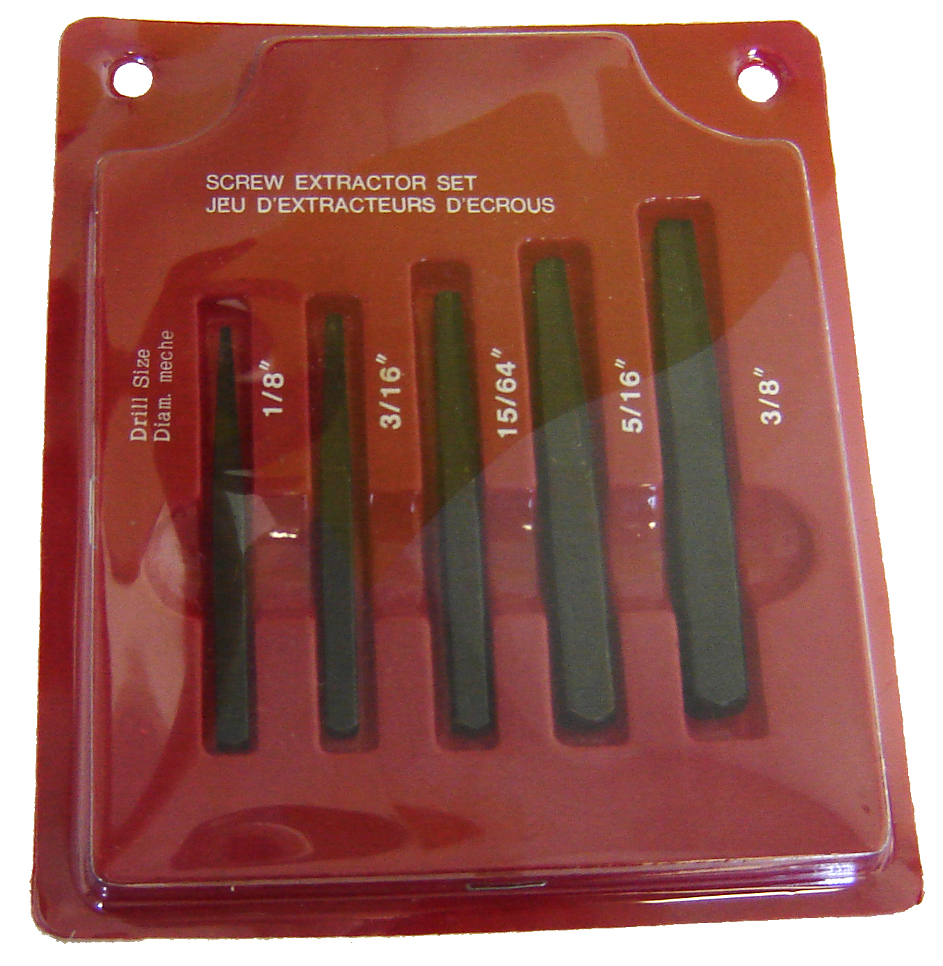 Rodac RDYF1019B 5Pc Square Screw Extractor 1/8 - MPR Tools & Equipment