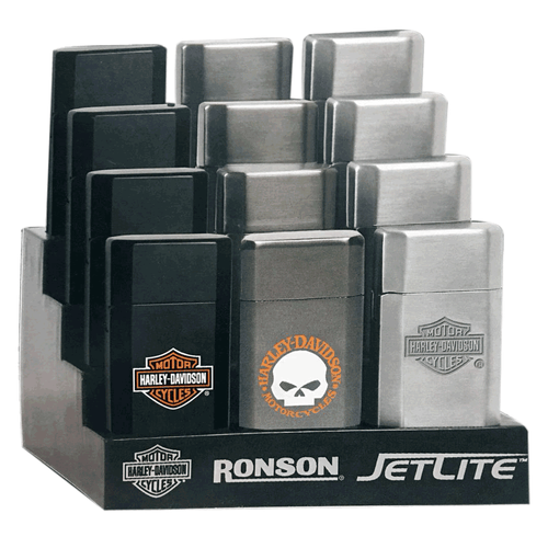 Ronson RO43521-12 Butane Lighter(12) Display Harley-Davidson - MPR Tools & Equipment