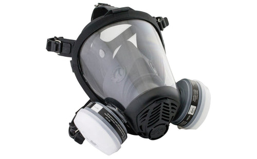 SAS Safety Corp. 312-2215 BreatheMate OV/R95 Full-Face Respirator (Medium) - MPR Tools & Equipment