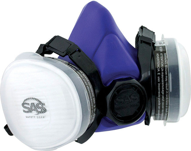 SAS Safety Corp. 8661-92 Bandit® Disposable Dual Cartridge Organic Vapor/N95 Respirator - MPR Tools & Equipment