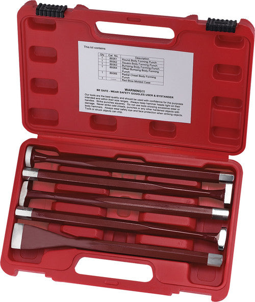 S&G Tool Aid 89360 5-PC BODY FORMING PUNCH SET - MPR Tools & Equipment