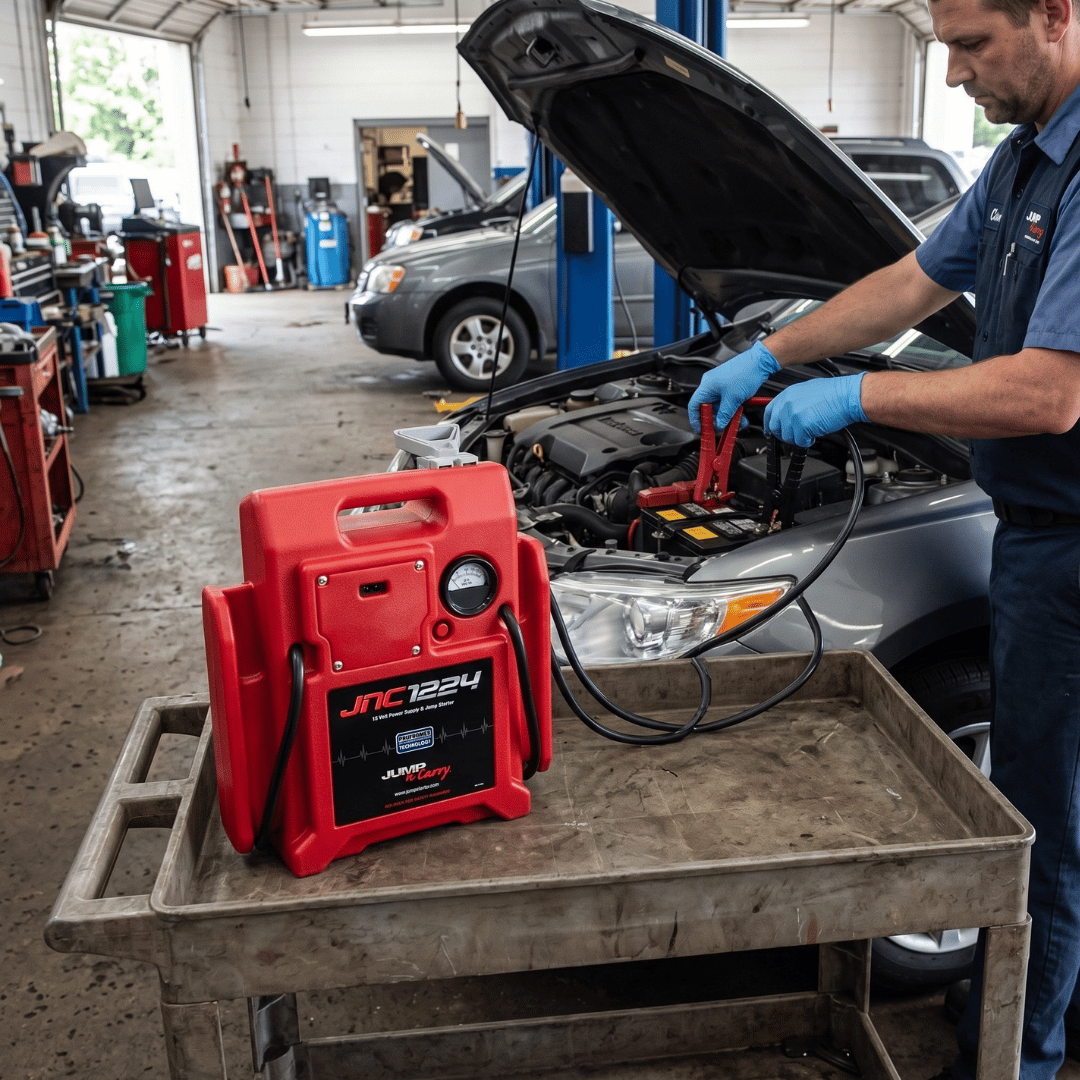 Clore Automotive JNC1224 Jump-N-Carry 3400/1700 Peak Amp 12/24V Jump Starter