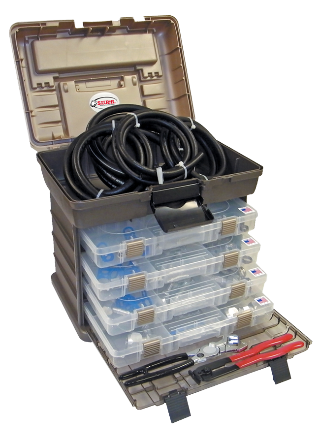 S.U.R.&R AC1387 Deluxe A/C Line Repair Kit - MPR Tools & Equipment