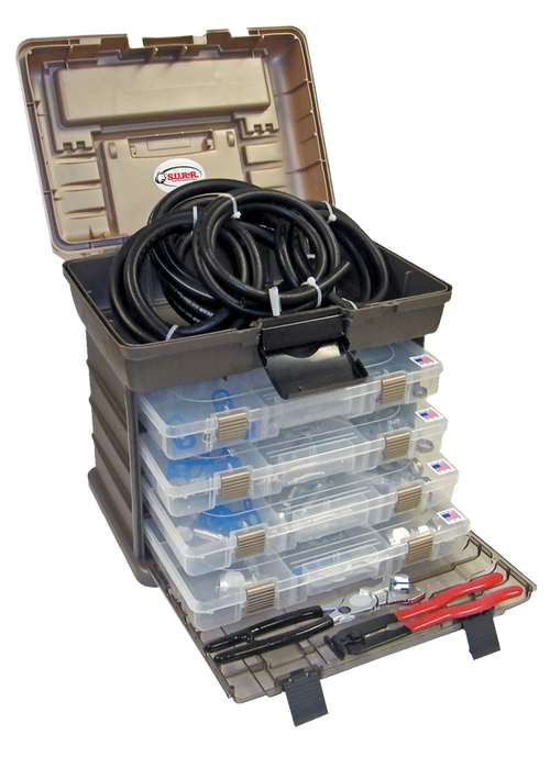 S.U.R.&R AC1387 Deluxe A/C Line Repair Kit - MPR Tools & Equipment