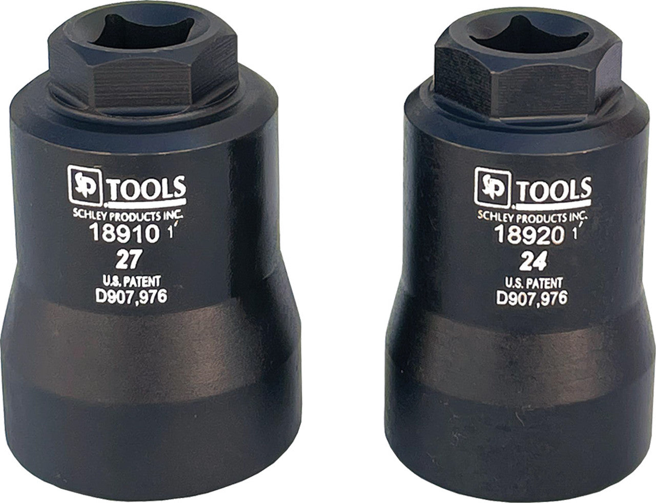 Schley Products Inc. 18900 3/8" Drive 6 Point 24mm/27mm Sensor Socket Set - MPR Tools & Equipment