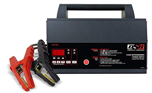 Schumacher Electric DSR ProSeries INC100 100 Amp 12V Battery Charger Flash Reprogrammer and Power Supply With Battery Support Adjustable Mounting Brackets Included - MPR Tools & Equipment