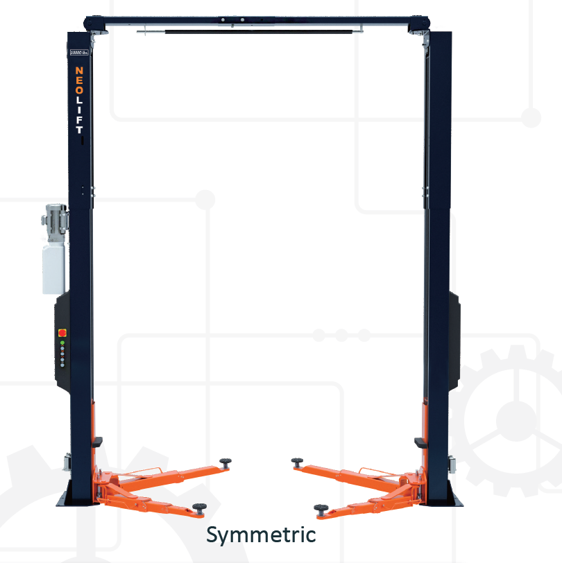 NeoLift NL10 Electrical Release Two-Post Lift