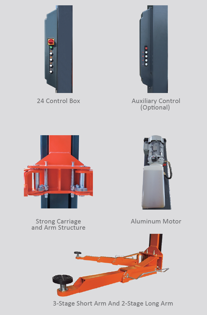 NeoLift NL10 Electrical Release Two-Post Lift