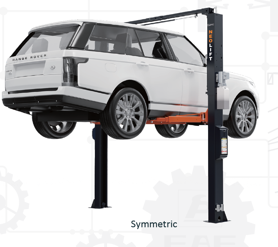 NeoLift NL12 Single-Side Manual Release Two-Post Lift