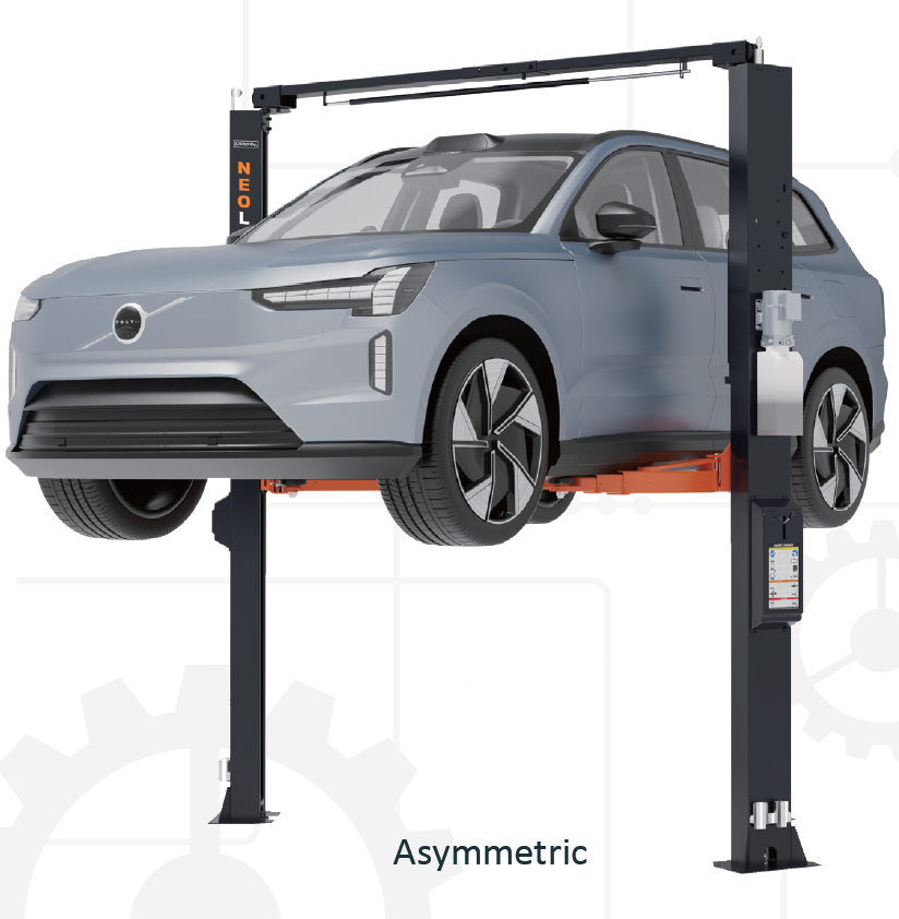 NeoLift NL12 Single-Side Manual Release Two-Post Lift