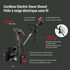 Garant 85805 Cordless Electric Snow Shovel