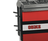 Coats 1300 Wheel Balancer side peg storage and cabinet detail