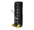 Gaither Tool Y471147HD3 Gen-3 Smart Cart loaded with a full stack of tires, back view