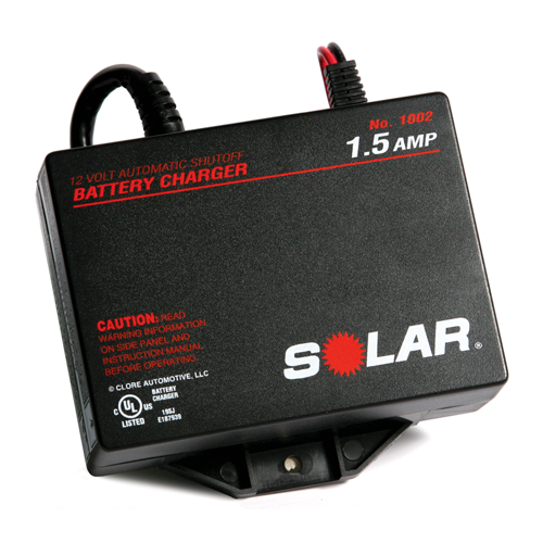 Solar (Clore Automotive) SOL1002 Charger 1.5A-12V - MPR Tools & Equipment