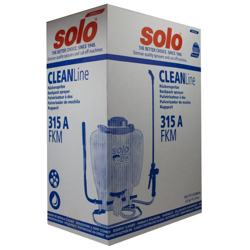 Solo Incorporated 315-A CLEANLine Backpack Sprayer, 4 Gallon, (Viton® pH 1-7) - MPR Tools & Equipment