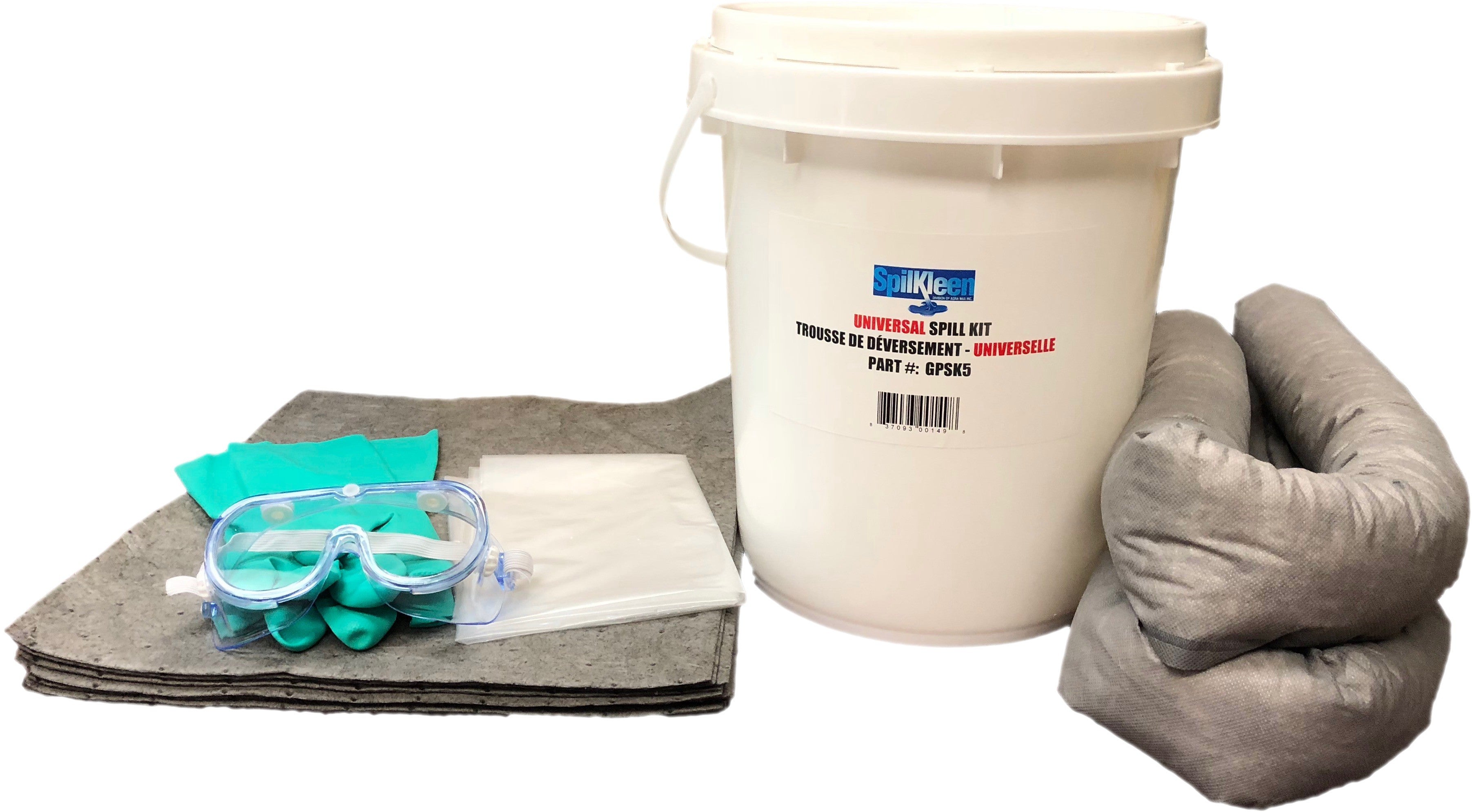 SpilKleen GPSK5 5 Gallon Universal Spill Kit - MPR Tools & Equipment