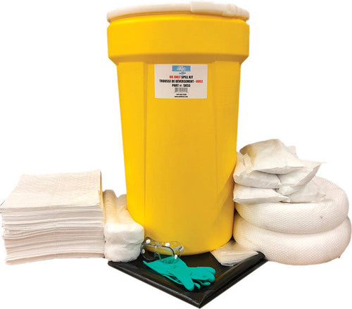 SpilKleen SK55 Oil Only 55 Gallon Mobile Spill Kit - MPR Tools & Equipment