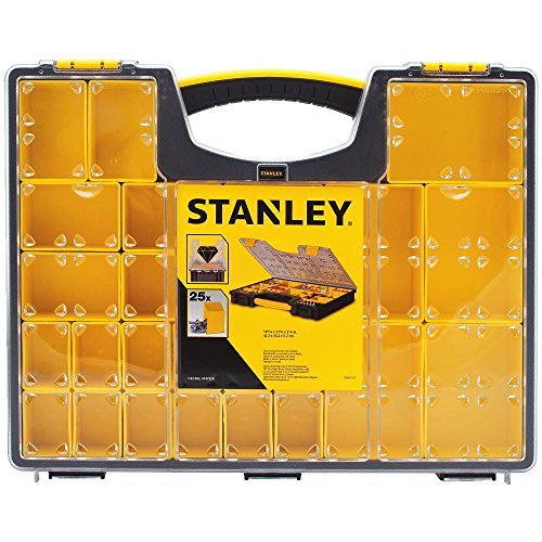 Stanley Tools 014725R Organizer Box With Dividers, Removable Compartment, 25 Compartment - MPR Tools & Equipment