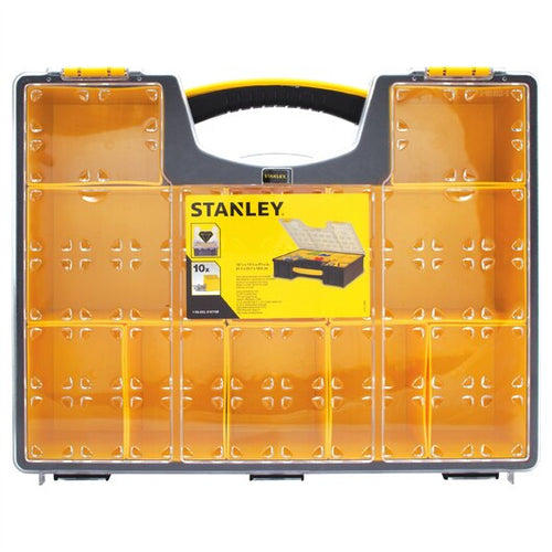 Stanley Tools STST14710 Pro Series Deep 10 Compartment Organiser (425 x 335 x 105mm) - MPR Tools & Equipment