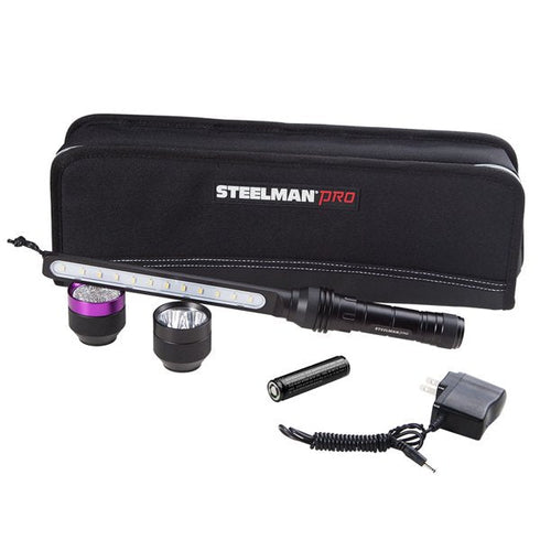 Steelman Pro 78708 Rechargeable All-In-One Light Kit with Pouch - MPR Tools & Equipment