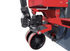 Close-up of Coats Mobile Column Lift heavy-duty steering caster wheel assembly