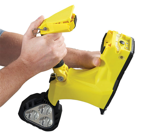 Streamlight 44371 VULCAN CLUTCH MULTI-FUNCTION RECHARGEABLE LANTERN (YELLOW), 1700 LUMEN, 120VAC/12VDC - MPR Tools & Equipment