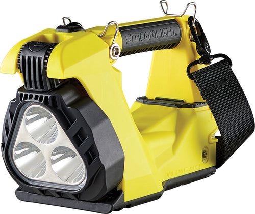 Streamlight 44371 VULCAN CLUTCH MULTI-FUNCTION RECHARGEABLE LANTERN (YELLOW), 1700 LUMEN, 120VAC/12VDC - MPR Tools & Equipment