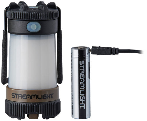 Streamlight 44956 SIEGE X USB, 325 LUMENS RECHARGEABLE COMPACT HAND LANTERN/FLASHLIGHT COMBO, COYOTE - MPR Tools & Equipment