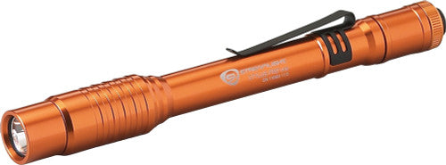 Streamlight 66146 6" LONG STYLUS PRO USB RECHARGEABLE PENLIGHT, 350/90 LUMENS, USB CHARGE CORD, ORANGE - MPR Tools & Equipment