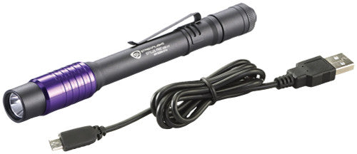 Streamlight 66149 STYLUS PRO USB RECHARGEABLE UV PENLIGHT, USB CORD, HOLSTER - MPR Tools & Equipment