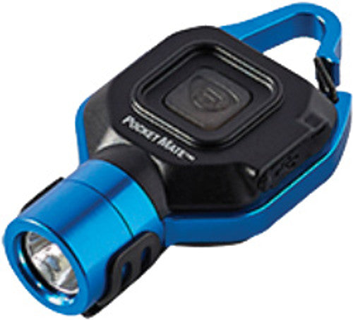 Streamlight 73302 POCKET MATE USB COMPACT HANDS-FREE LIGHT WITH KEY RING AND CLIP, 325 LUMENS, INCLUDES USB CORD – BLUE - MPR Tools & Equipment