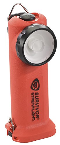 Streamlight 90540 Survivor LED Right Angle Flashlight, Orange - 175 Lumens - MPR Tools & Equipment