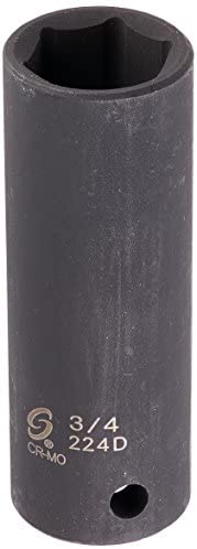 Sunex 224d 1/2-Inch Drive 3/4-Inch Deep Impact Socket - MPR Tools & Equipment